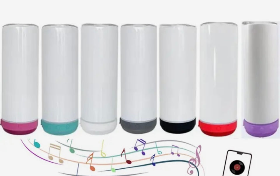 Customized Tumbler with Bluetooth speaker